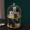 Easy To Clean Bird Cage Jewelry Rack Large Capacity Desktop Display Stand  Washroom