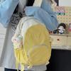 Школьный рюкзак 2025 новый легкий дорожный рюкзак повседневный ins контрастный цвет рюкзак студент колледжа универсальная милая школьная сумка