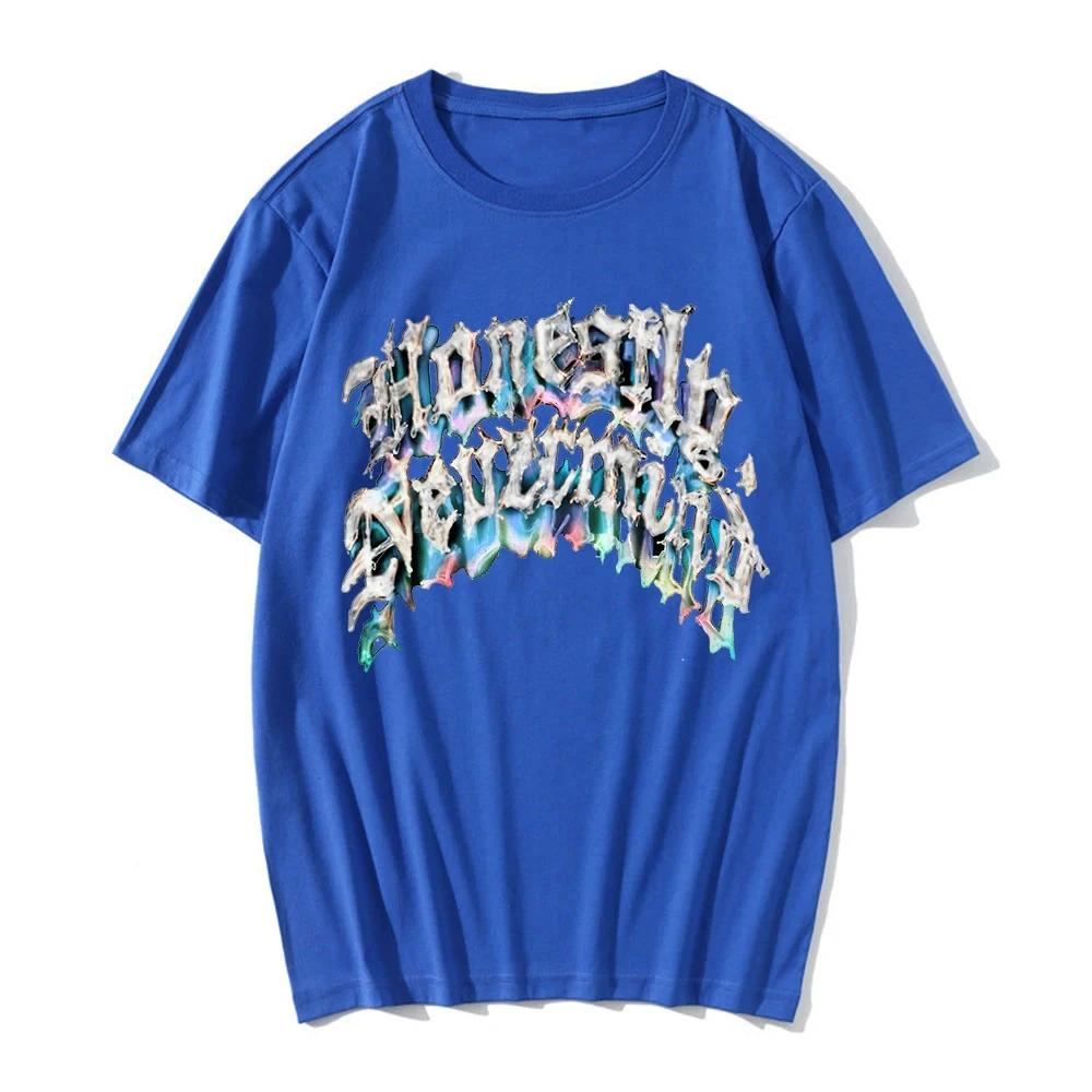 Летняя мужская футболка с коротким рукавом и принтом букв, уличная одежда для мужчин и женщин, модная футболка большого размера из чистого хлопка в стиле хип-хоп, топы
