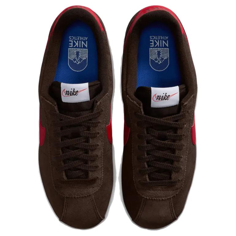 Nike Cortez Бархатный Коричневый Университетский Красный Женская Повседневная Обувь IB1857-200