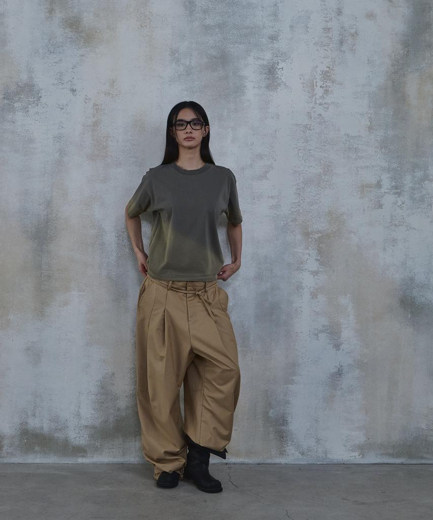 PARADIGMFILM [Ep.02] Vtg Fade Crop T-Shirt (Light Khaki)