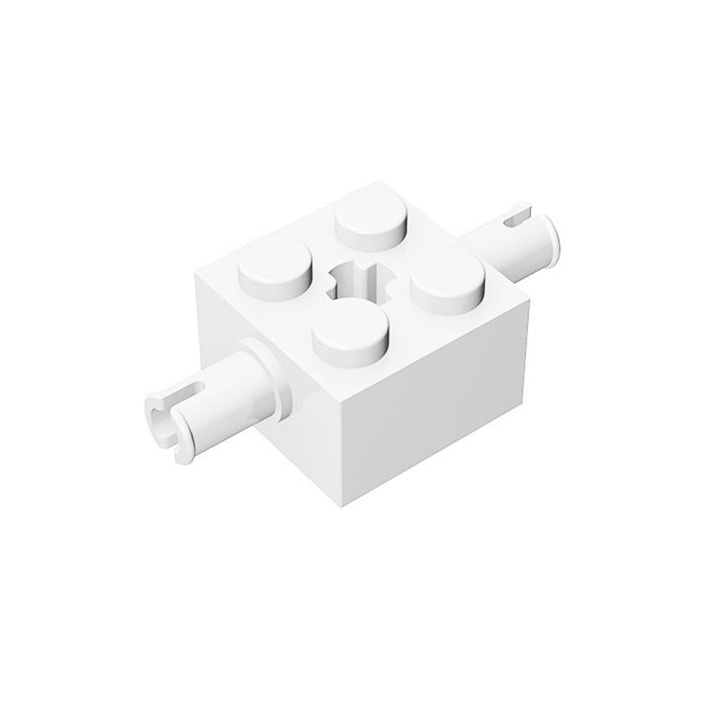 20 ШТ. MOC 30000 Модифицированные кубики 2x2 с штырями и отверстием для оси DIY Сборная игрушка Частицы Совместимые Строительные блоки