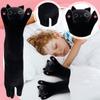 Halloween Black -cat Long Cat Pillow Doll Cushion Soft Cat Doll Plush Toy Girl Gift Doll