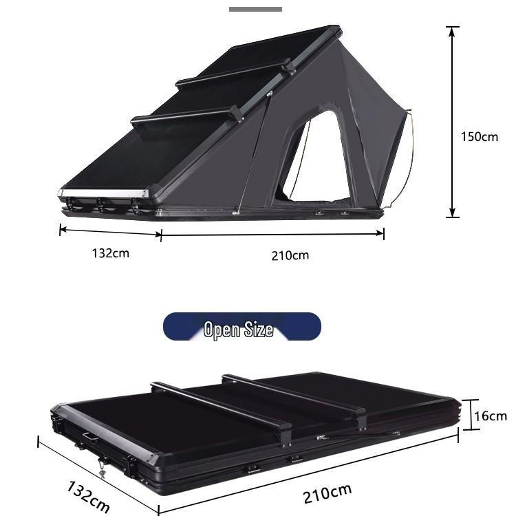 Automatic Hydraulic Aluminum Alloy Car Camping Tent - Rainproof for Outdoor and Self-Driving Tours