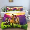 Spirit Riding Free Cartoon Horse Bedding Set Running Horses Print Duvet Cover Pillowcase Soft Kids Bedroom Bed Linens