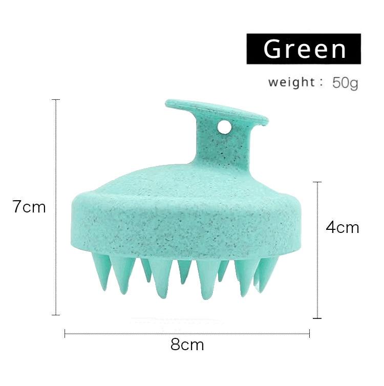 Головка щетки для шампуня из пшеничной соломы Массажная расческа для кожи головы Расческа для мытья волос Массажная щетка для тела Щетка для ванны и душа Инструмент для парикмахерских