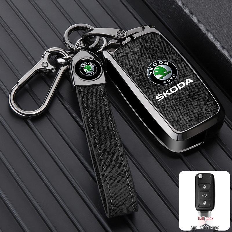 Чехол для ключа Skoda Octavia для Superb, Kamiq, Fabia, Karoq, Xin Dong, Haorui – Корпус и пряжка для автомобильного ключа.