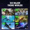 Детский бинокль 3D стереоскопический видоискатель игрушка 6 катушек Красный цвет Научные животные Океан Образовательная машина для просмотра Игрушки Дети