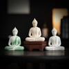 Статуя Будды Шакьямуни, фигурка Будды Татхагаты, керамическая лампа, круг для гостиной, крыльцо для благовоний, домашний декор