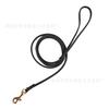 Real cowhide leash leather pet leash dog leash walking dog leash string hand sewn brass hook 6mm small dog