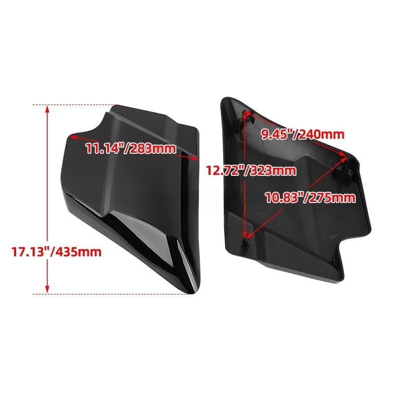 Motorcycle Side Battery Cover Panel Fairing Left Right For Harley Touring Electra Street Glide Road King 2009 2010 2011-