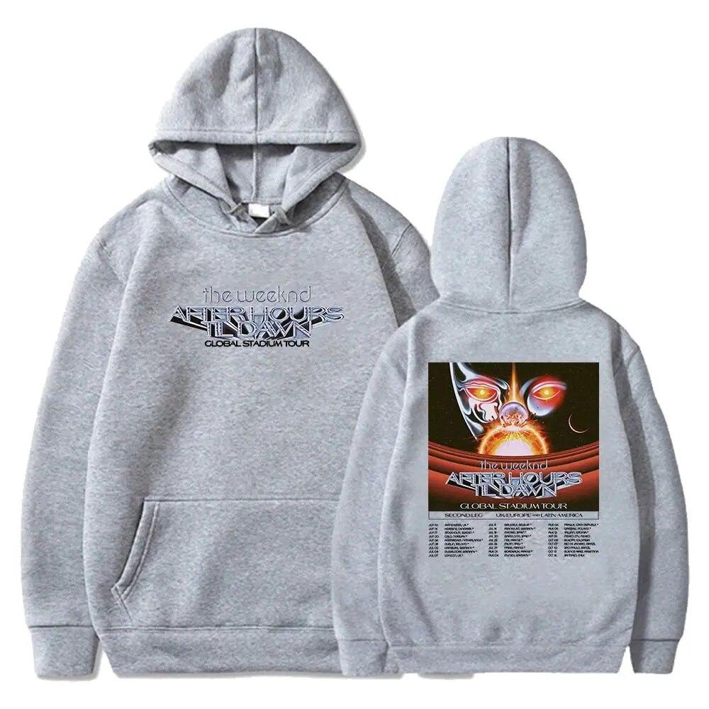 The Weeknd After Hours Til Dawn Tour 2023 Толстовка с капюшоном Модный свитер с капюшоном Повседневная одежда унисекс #03
