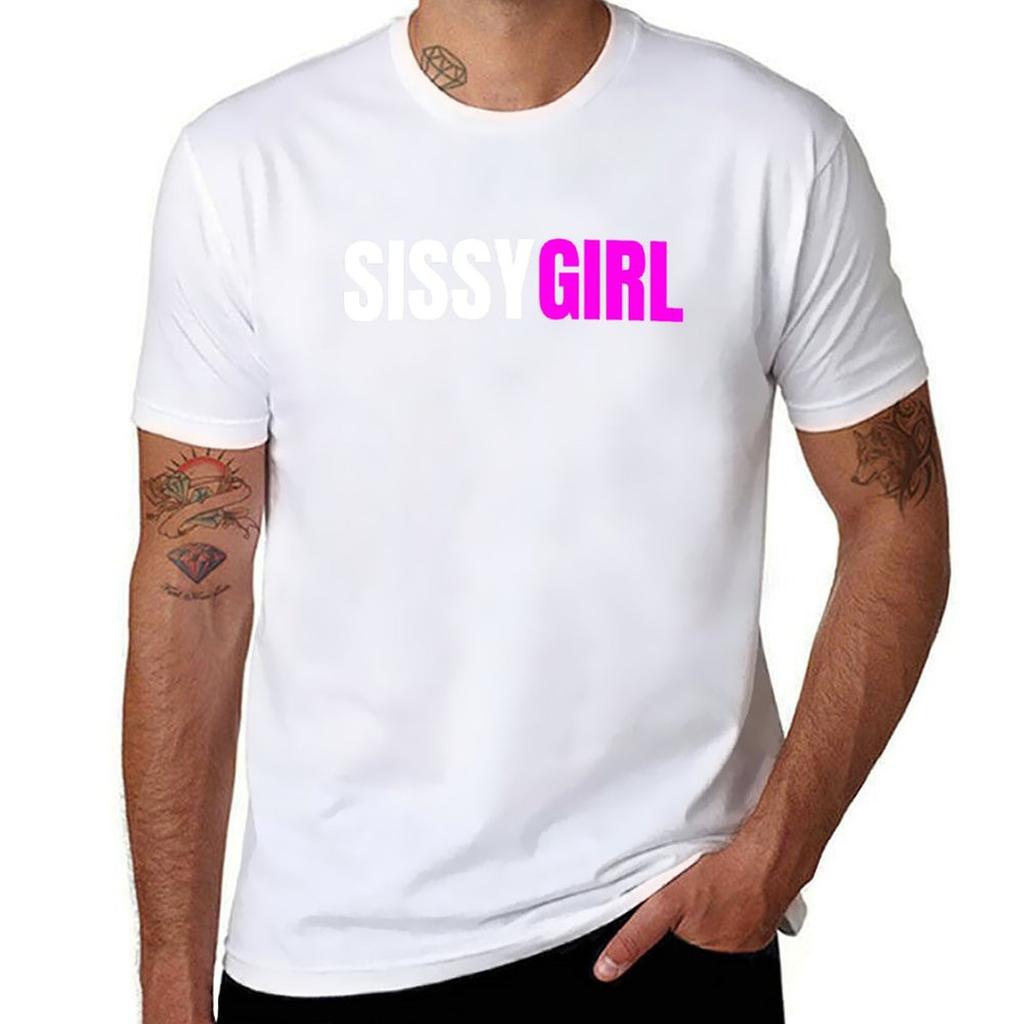 Футболка Sissy Girl Простой дизайн с принтом Футболка
