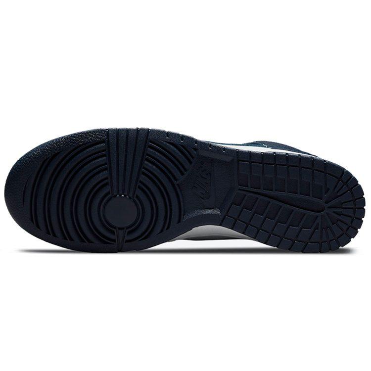 Nike Dunk High Retro 'Midnight Navy' Высокие Скейтбордические Кроссовки Унисекс Темно-синий DD1399-104