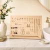 Porous Jewelry Storage Rack With Base Jewelry Display Board Simple Earring Stand  Shop Display