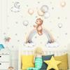 Bear Pattern Wall Stickers Tear-resistant PVC Children Room Wall Decal Sticker Home