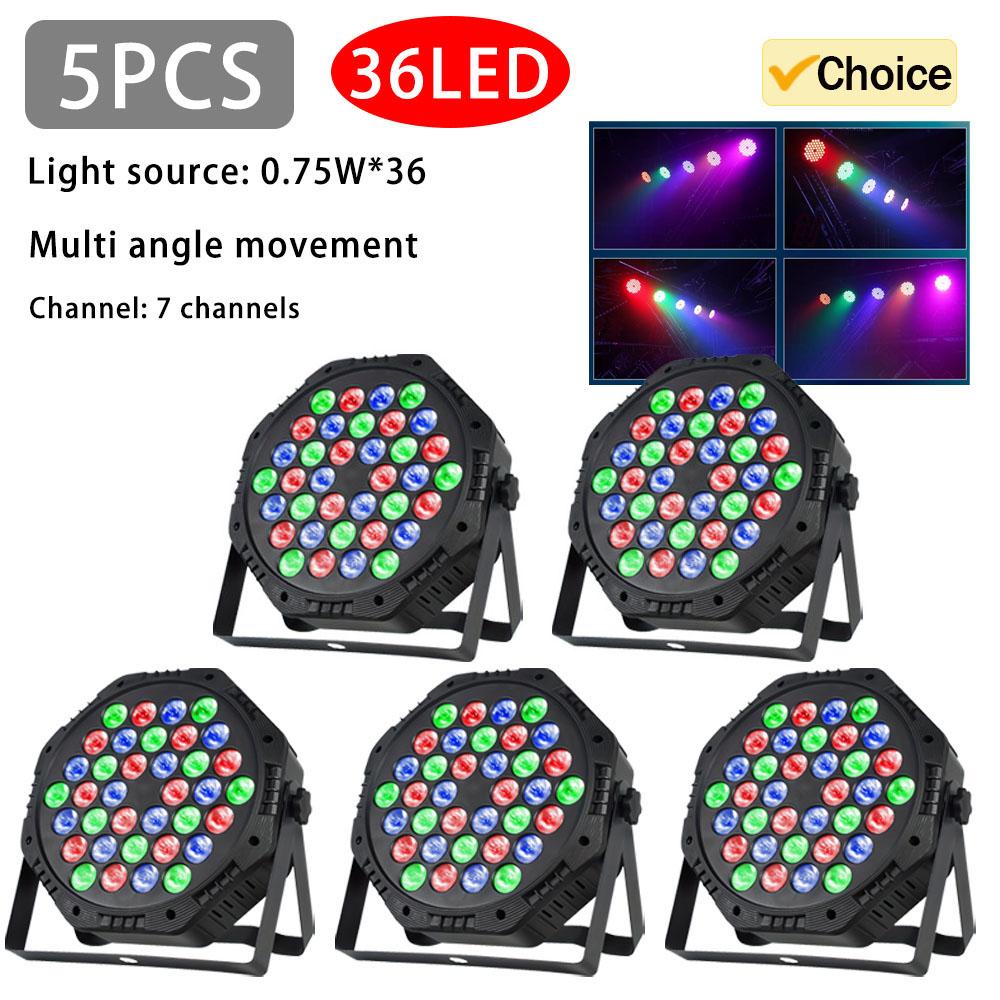 3w*60 led rgb 3 in 1 par light dmx 512 sound control dj party lights wedding disco lights ballroom club projection stage lamp