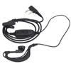 Walkie Talkie Earpiece Dual PTT Headset with Earplug Sleeve for BAOFENG UV?82 UV?82L UV?89 UV8D