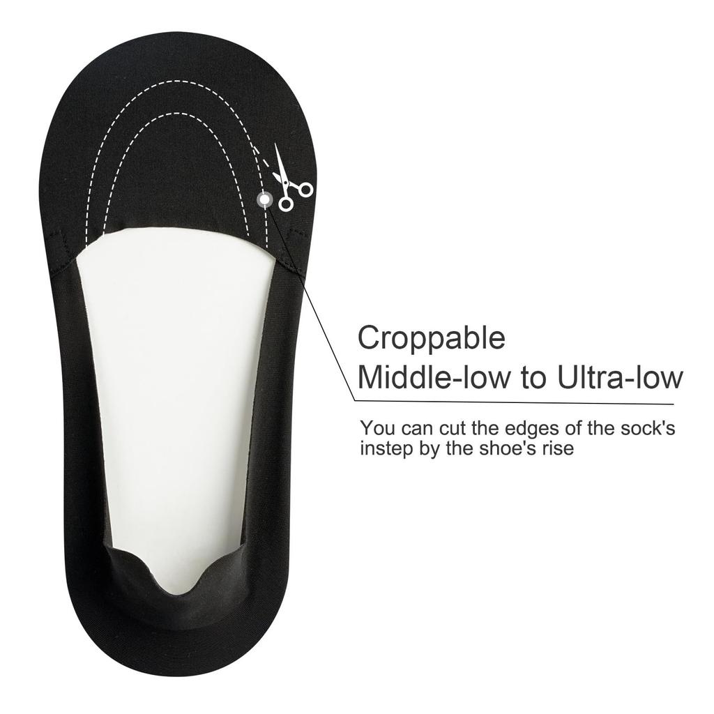 Женские нейлоновые нескользящие тонкие шелковые носки с низкой подкладкой, легкие лоферы на плоской подошве, 6 пар