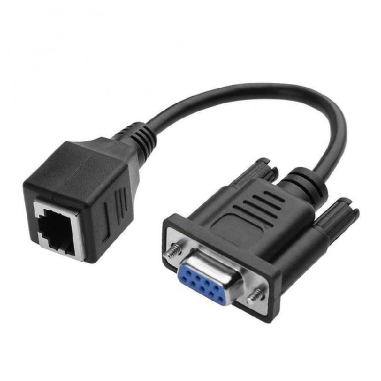 Расширьте подключения с помощью удлинительного кабеля DB9 на RJ45. Наслаждайтесь большей гибкостью