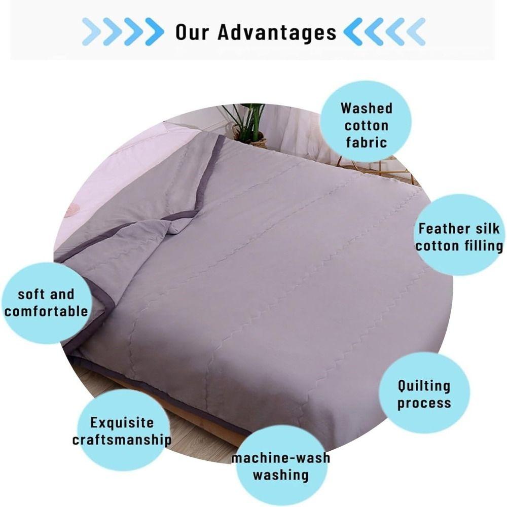 Double Sided Cooling Blanket Skin-Friendly Cooler Quilt New Conditioning Quilt  Spring Summer