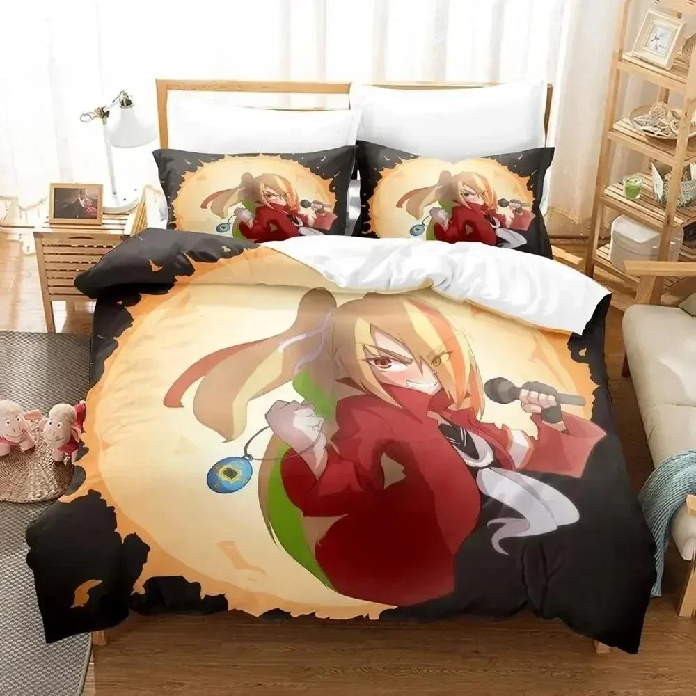 Постельное белье Zombie Land Saga Односпальный Полуторный Двуспальный Кингсайз Комплект постельного белья Взрослый Детский Спальня Комплекты пододеяльников Комплект простыней с 3D-принтом