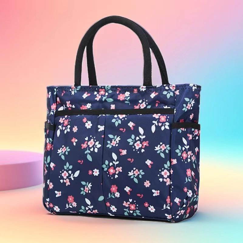 Lunch Bag for Women, Stylish Lunch Tote Bags with Cup Holder Reusable Lunch Bag for Work, Travel, Beach or Picnic,Lunch Box Gifts for Women Men
