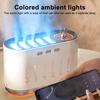 Air Humidifier with Music Sync RGB Lights Large Water Tank USB-Powered Desktop Aromatherapy Machine Essential Oil Diffuser