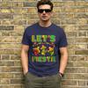 Vintage T Shirt Summer Lets Party Fiesta Novelty TShirts Cotton Tshirt for Unisexs Y2K Casual Cheap Print Short Sleeve Tees