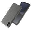 For Sony Xperia 10 VII Phone Case Cloth Texture Anti-Scratch Protective PC Back Cover