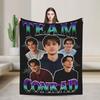 Фланелевое одеяло Team Conrad Fisher, очень теплое, для дивана, кровати, путешествий, пушистое покрывало для дивана и кровати.
