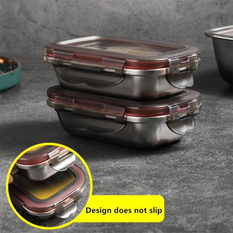 1500ml Stainless Steel Lunch Box 304 Thermal Portable Japanese Stainless Steel Lunch Container for Children Picnic Staff School Leakage School Food Bo