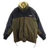 Long Sleeve Reversible Down Jacket S Khaki Green Men's Used