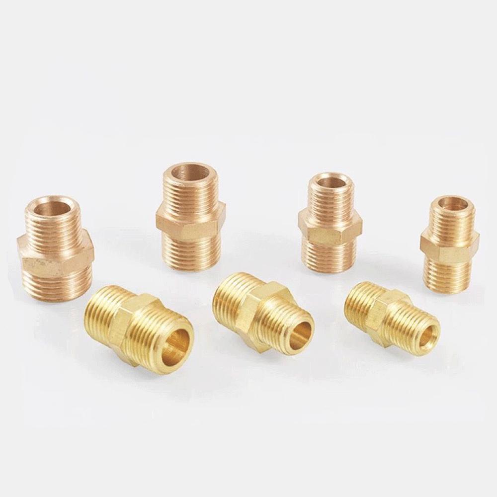 М8 М10 М12 М14 М16 М18 М20 Метрический x 1/8" 1/4" 3/8" 1/2" 3/4" BSP Наружный Латунный Шестигранный Ниппель Соединитель Трубный Фитинг Муфта