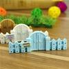 Microlandscape Fence Wood Fence DIY Resin Design Process Miniature Fairy Garden Hut Landscape
