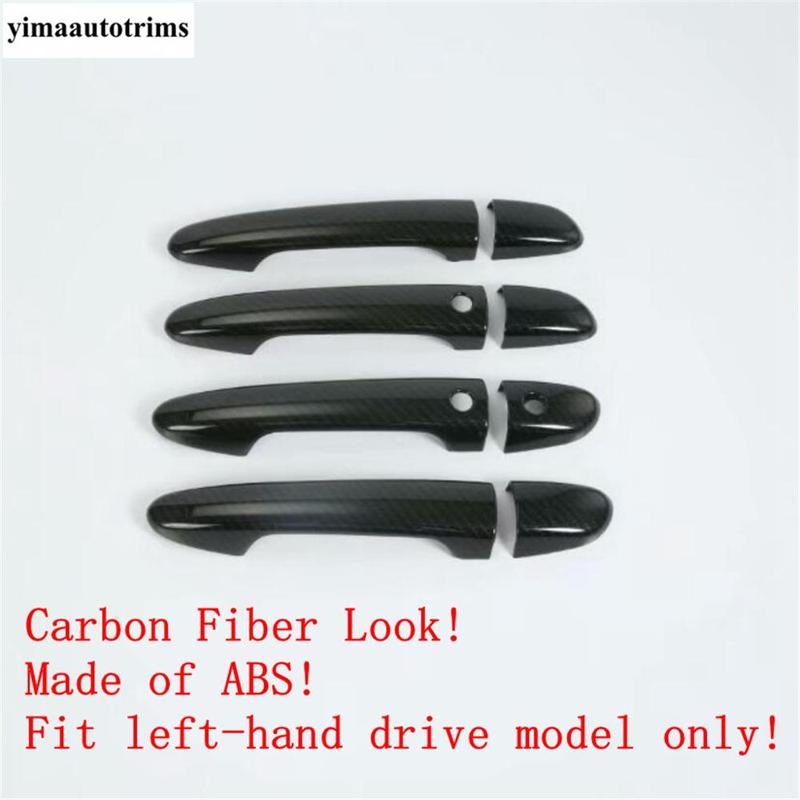 Car Outer Door Handle Protection Decorative Sequ Cover Trim For Mazda 6 - 2024 Carbon Fiber Accessories Exterior Kit