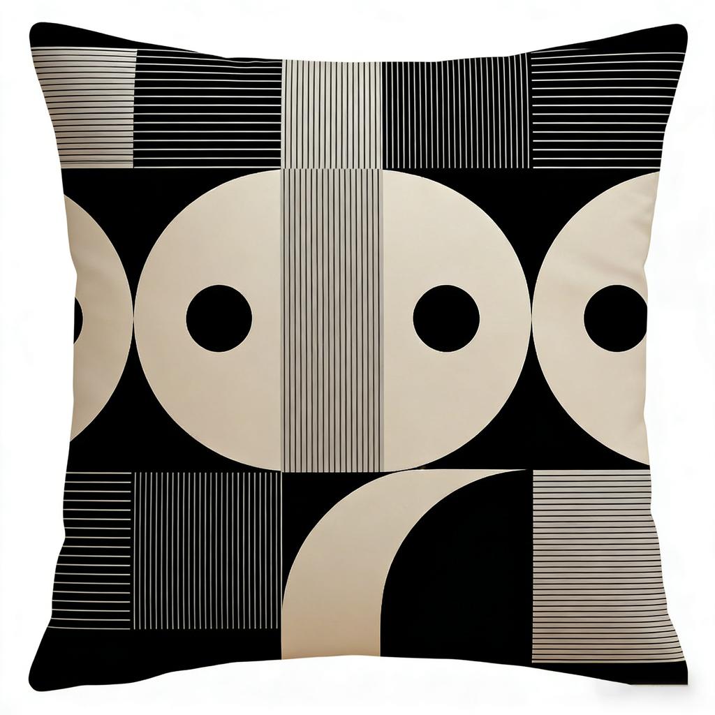 Домашний декор Геометрические и растительные наволочки с узором Наволочка с узором Подходит для дивана Спальни Автомобиля Наволочка