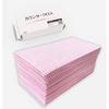 Counter cloth 100 pieces 30x60cm pink disposable non-woven reusable commercial table duster (pink)