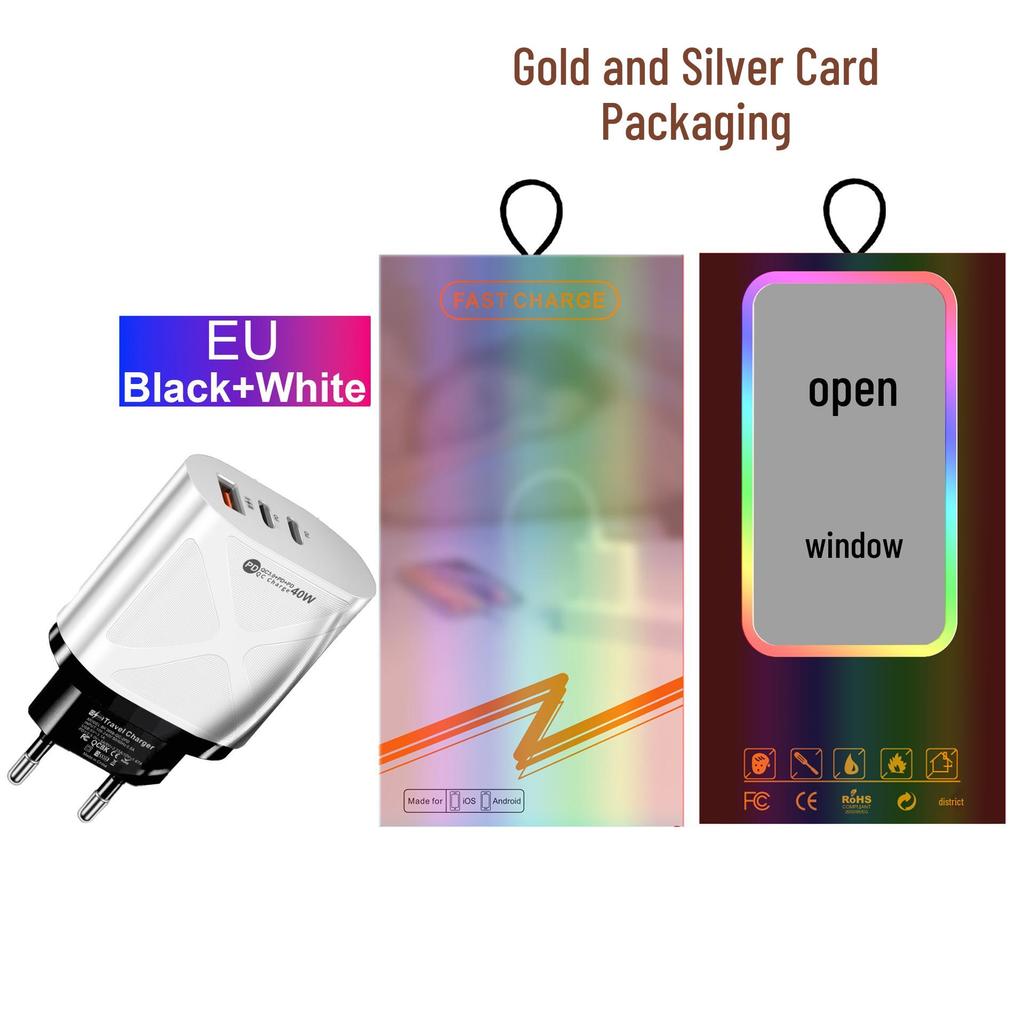 Universal Charger: 1U+2PD, Compatible with Australian, European, American, and British Power Standards