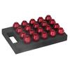M12x1.5 Lug Nuts with Socket Adapter Aluminum Alloy 42mm   19Hex for JDM Racing   Replacement for  