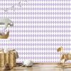 Harlequin Diamonds Wallpaper White and Lavender for Living Room and Bedroom 50x1000