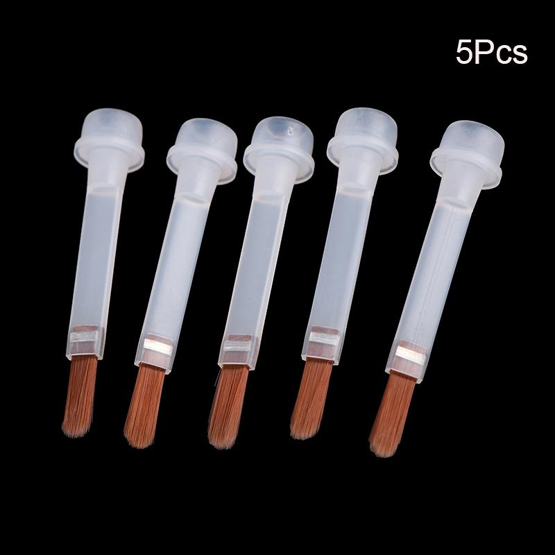 5/10/20 шт одноразовая кисточка для лака для ногтей для флакона лака для ногтей 15 мл сменная кисточка коричневые волосы кисточка аппликатор для нейл-арта
