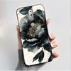 Чехол с рисунком для Nokia 7.1/Nokia 7 Plus Fundas Nokia7 Чехол Мягкий Силикон Черный Корпус Милый Цветок Мультяшный Чехол Coque