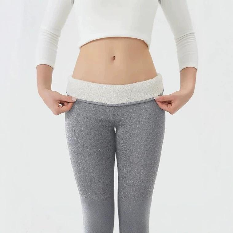 Women High Waist Stretch Leggings, Ladies Solid Slim Casual Pants, Elastic Waist Daily Wear Leggings