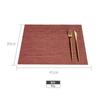 Teslin Placemat Hotel Insulation Dining Table Mat PVC European Household Western Dining Mat Kitchen Bamboo Grain Coaster