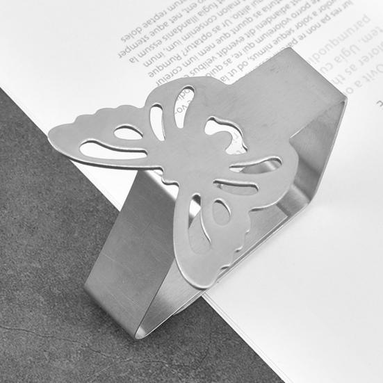 Зажим для скатерти, полый цветок, лист, бабочка, форма луны, сверхмощный ветрозащитный держатель из нержавеющей стали для обеденного стола, зажим, кухонные гаджеты