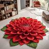 Irregular Flower Shaped Living Room Carpet Decorative Mat Bedroom Bedside Carpet Bathroom Foot Pad
