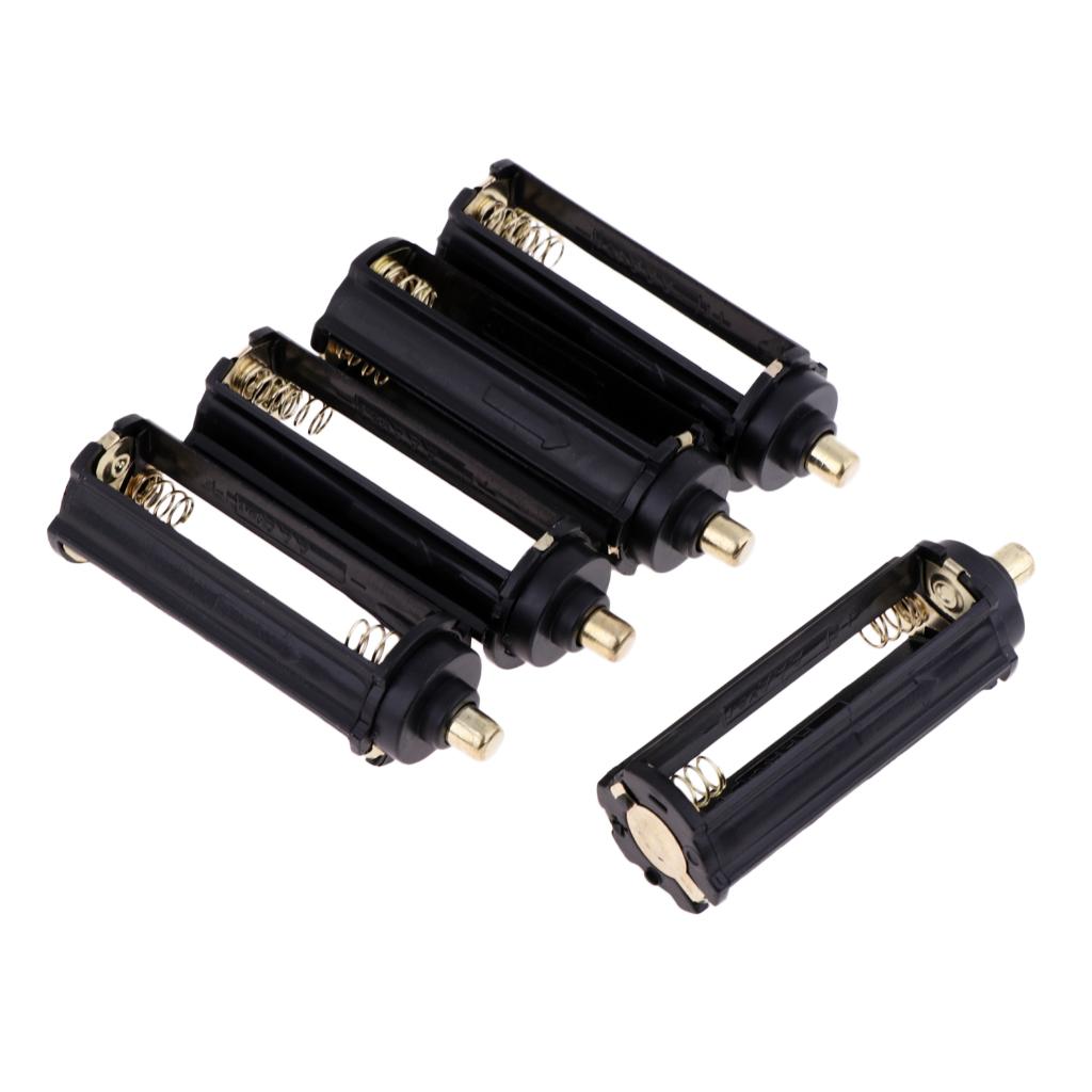 5pcs 3 AAA Battery Holder Case Box For Flashlight Torch Lamp Light Adapter