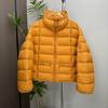 Женская укороченная пуховая куртка с воротником-стойкой и стеганым узором, зимняя модная куртка-«хлеб» в стиле «ножницы», трендовая