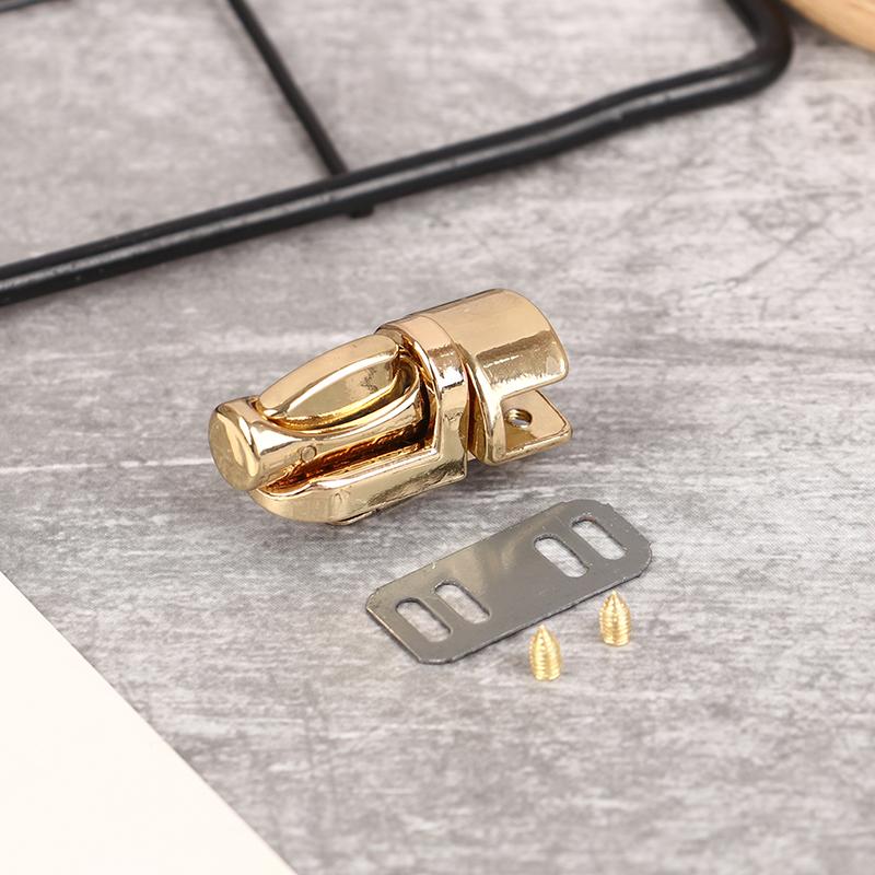 Durable Metal Column Tuck Lock Closure Clasp Buckle For Leather Bag Case Handbag